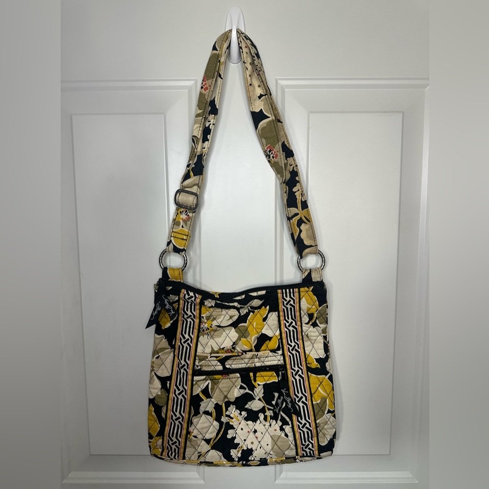Vera Bradley "Hipster" Crossbody Bag in Retired "Dogwood" Pattern